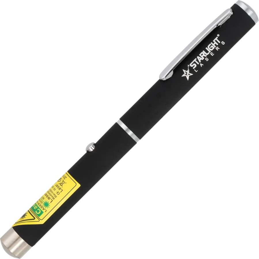 Starlight Lasers X1 green laser pen with pocket clip