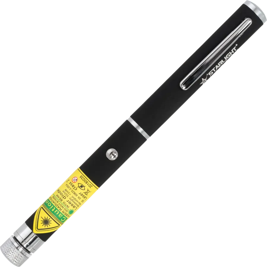 Starlight Lasers X2 green laser pen with pattern cap for shapes