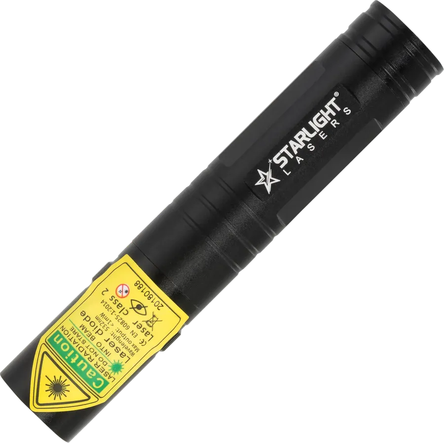 Compact Starlight Lasers G2 Pro green laser pointer, rechargeable