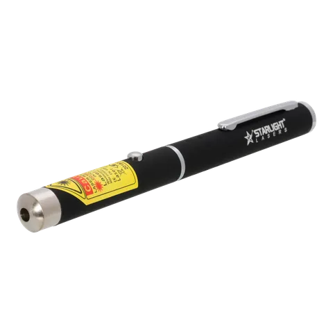 Red laser pen M1 seen from the side