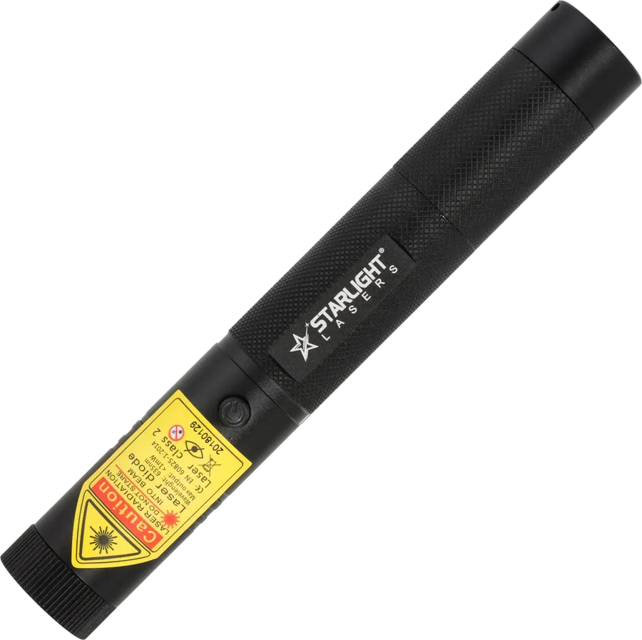 Starlight Lasers R1 Pro rechargeable red laser pointer with safety key