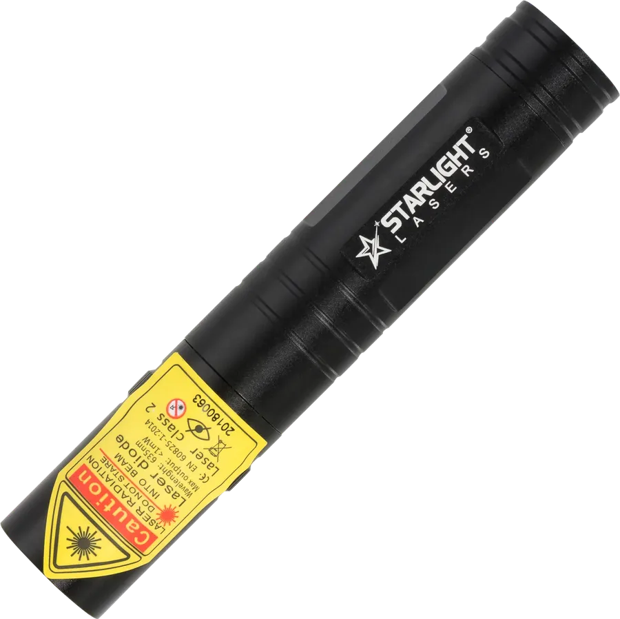 Compact Starlight Lasers R2 Pro red laser pointer in aluminium